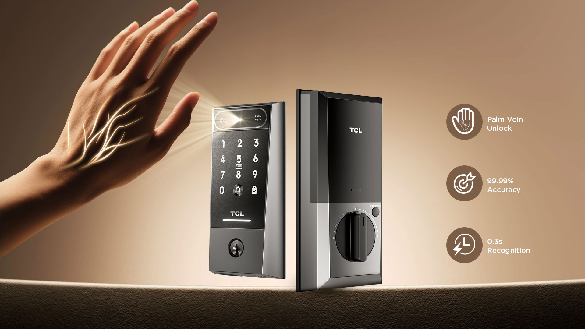 TCL D2 Pro Palm Vein Smart Lock