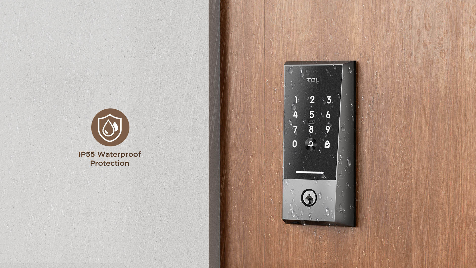 TCL D2 Keypad Smart Lock IP55 Rated for All Conditions