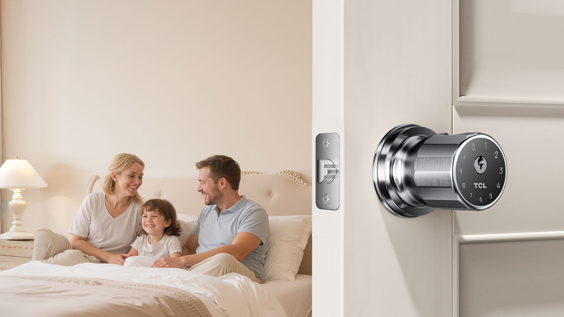 TCL K1 Fingerprint Smart Door Auto Lock 