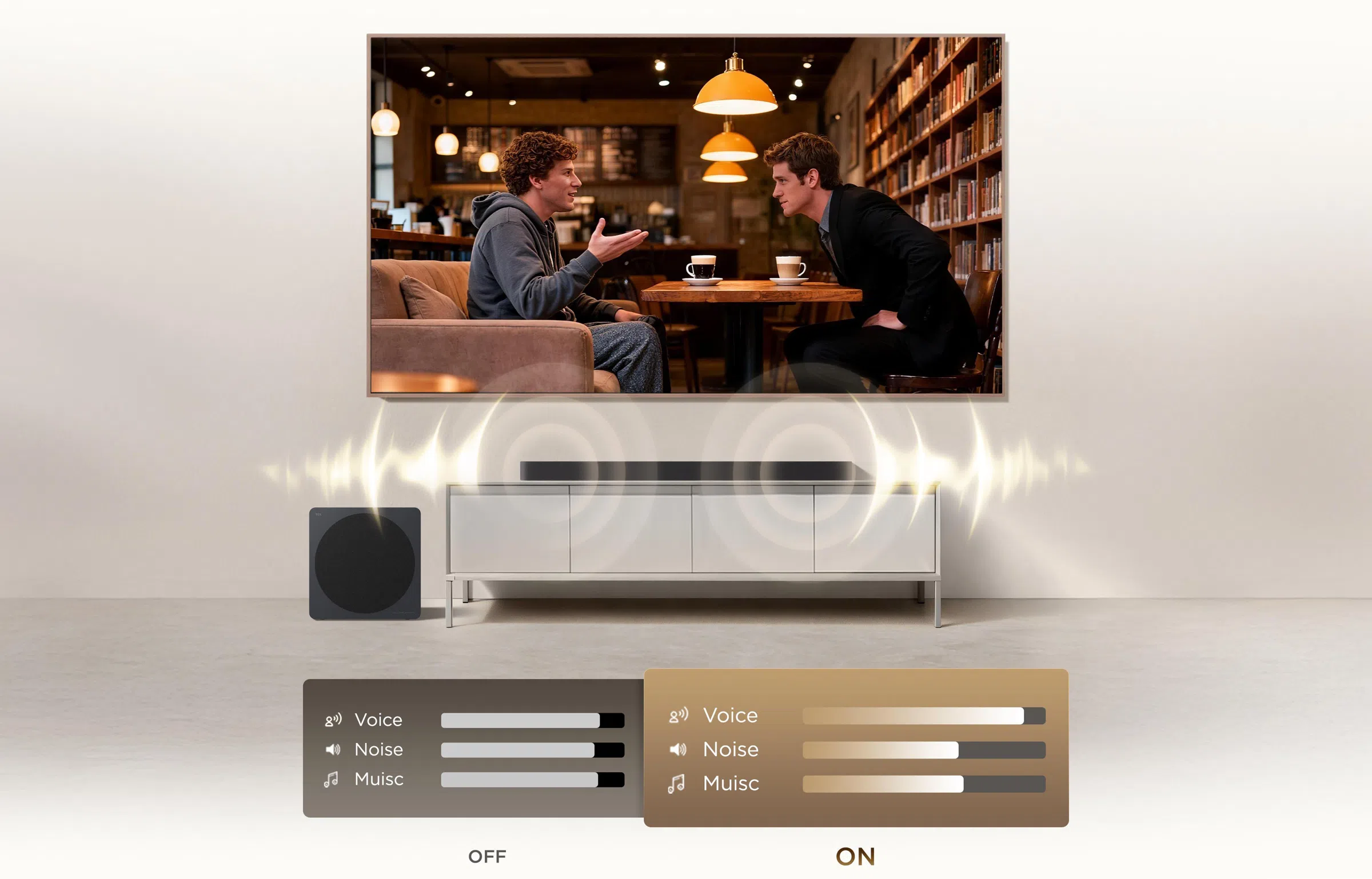 TCL Z100 Tailored acoustic structure