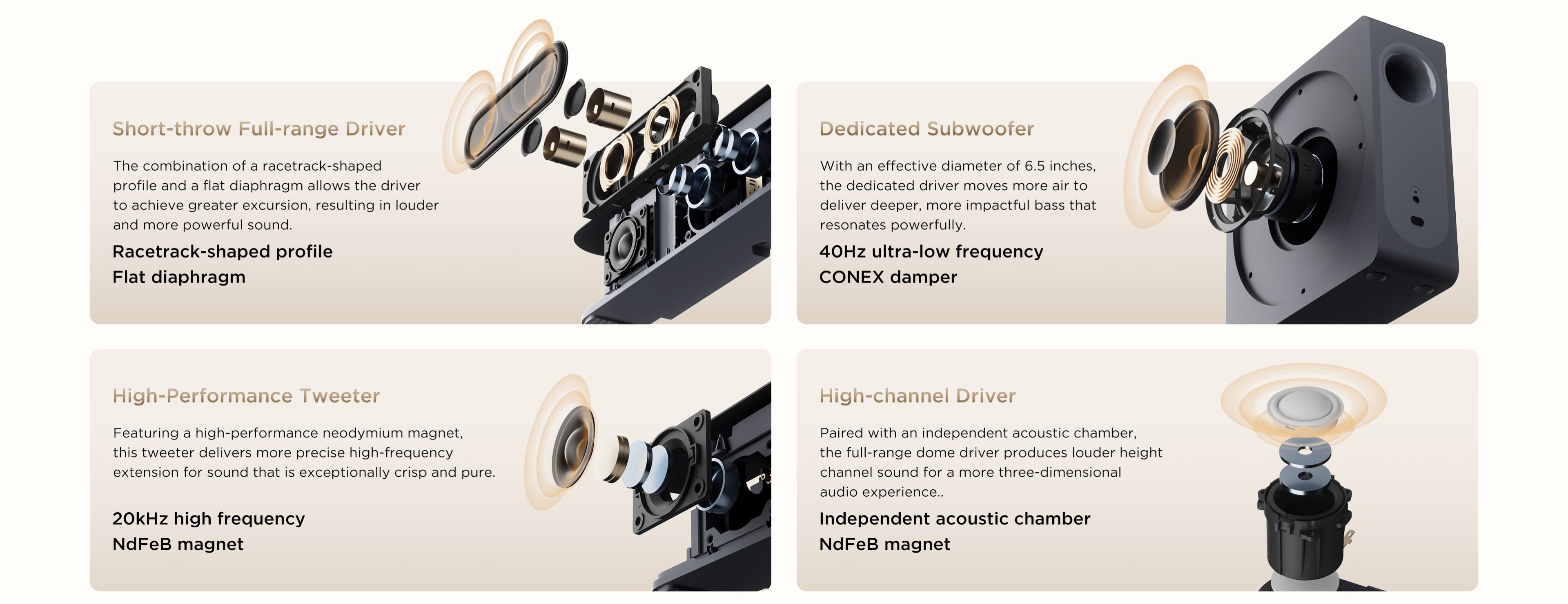 TCL A65K with three-way acoustic design