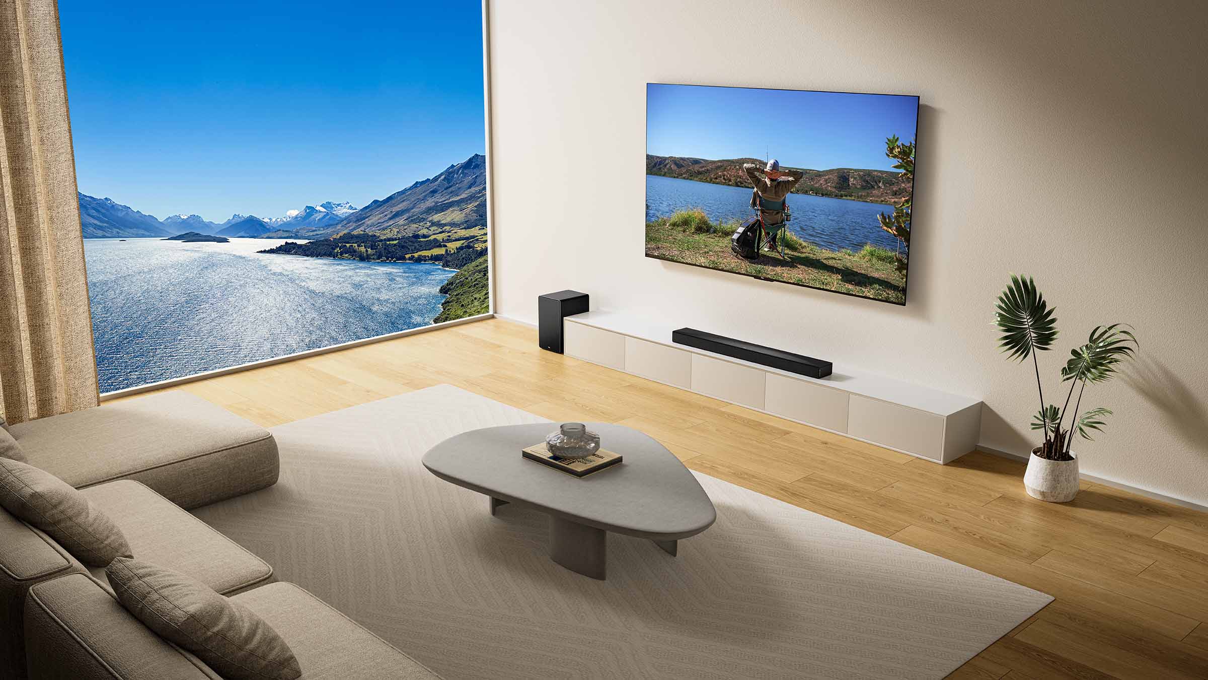 TCL Q85H Soundbar Scene diagram