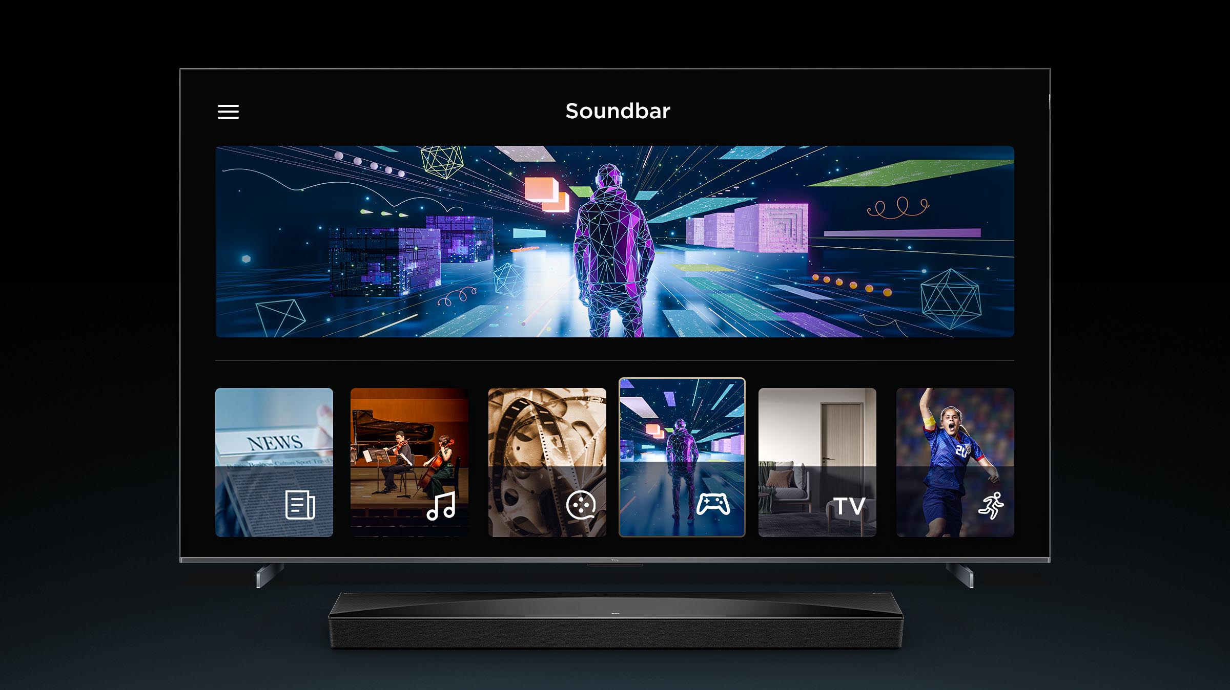 Q75H Soundbar Specialized Sound Modes