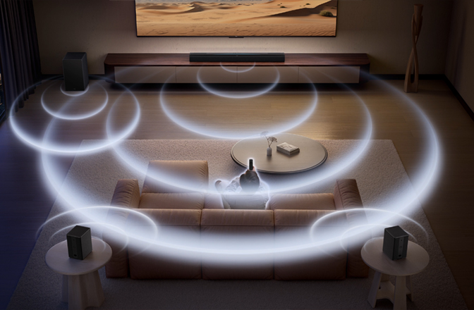 TCL Q85H Sound field adaptive