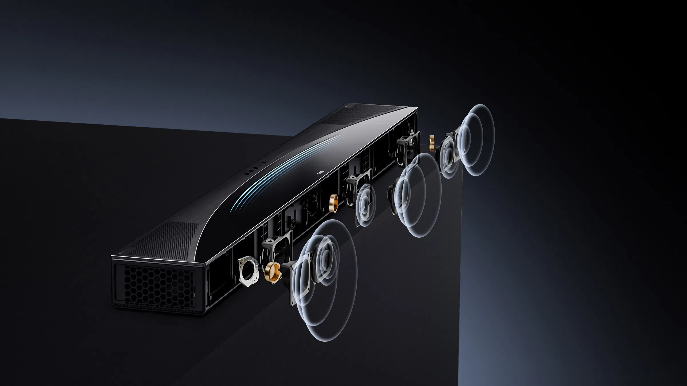 TCL Q85H Array-type vocal enhancement unit