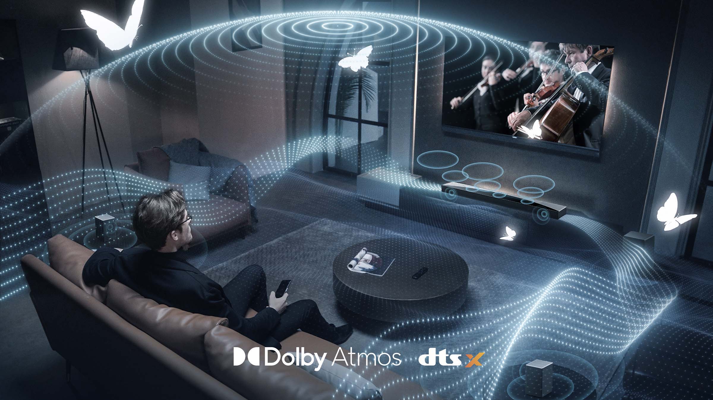 TCL Q85H Soundbar Dolby Atmos & DTS: X