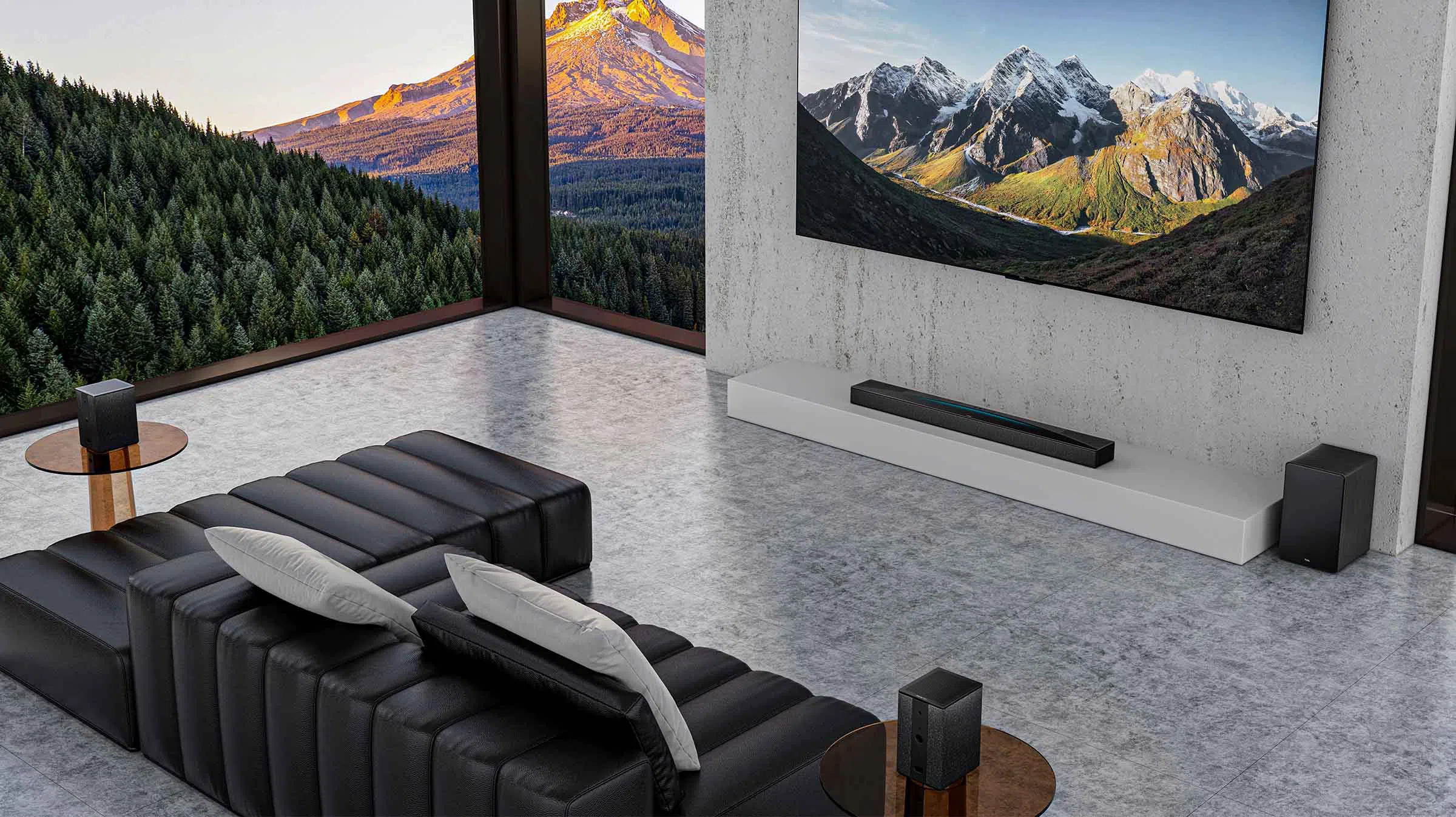 TCL Q85H Soundbar Scene diagram