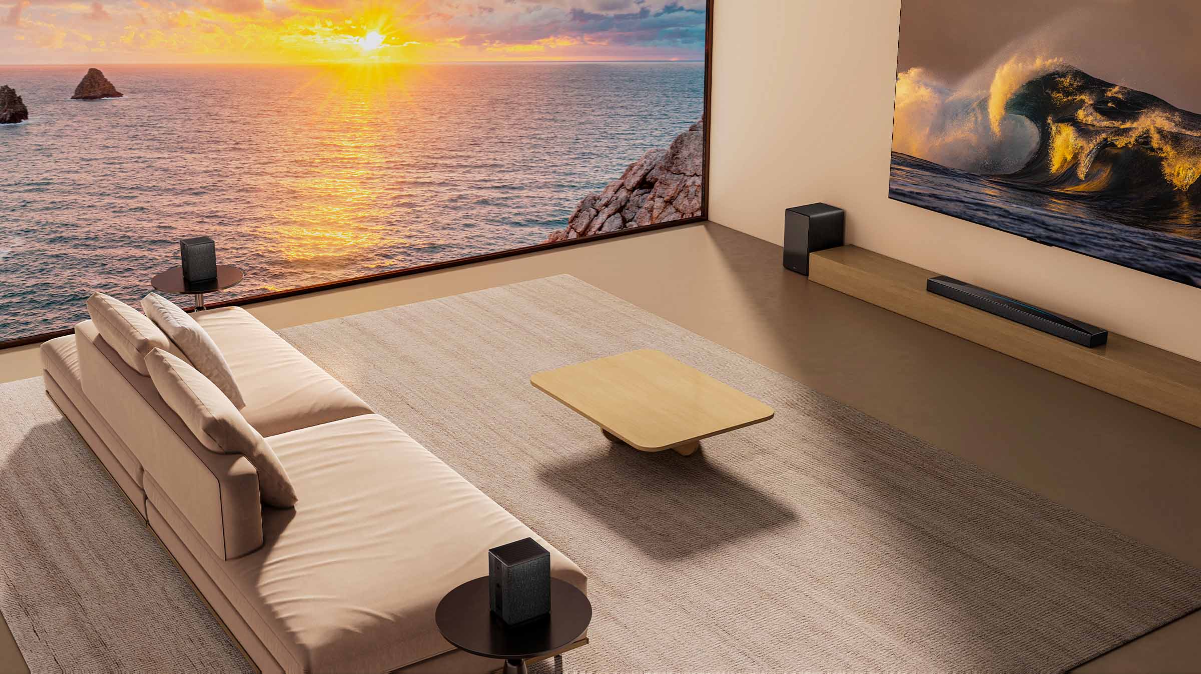 TCL Q85H Soundbar Scene diagram