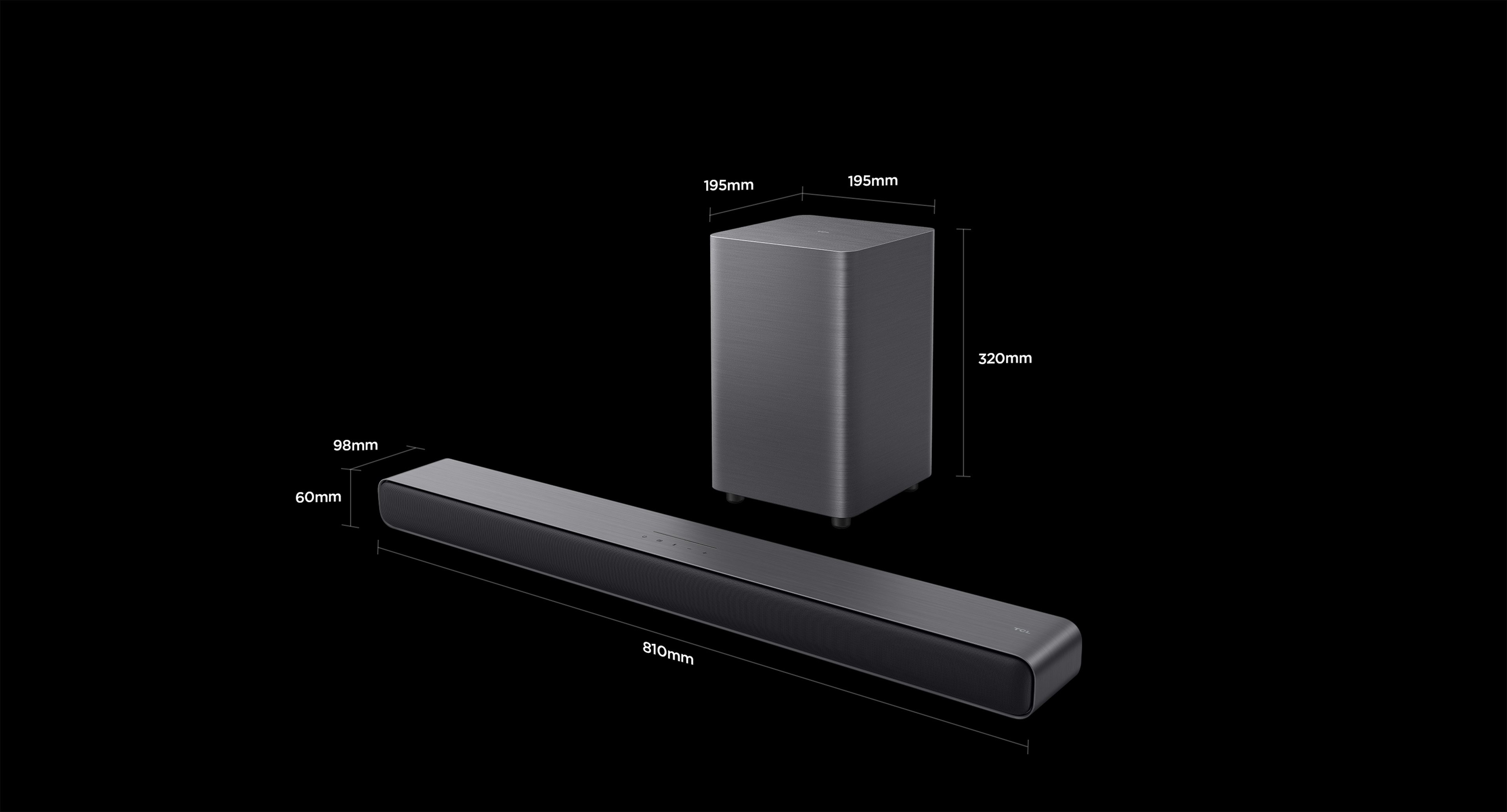 TCL Soundbar S55H 2.1ch Pro