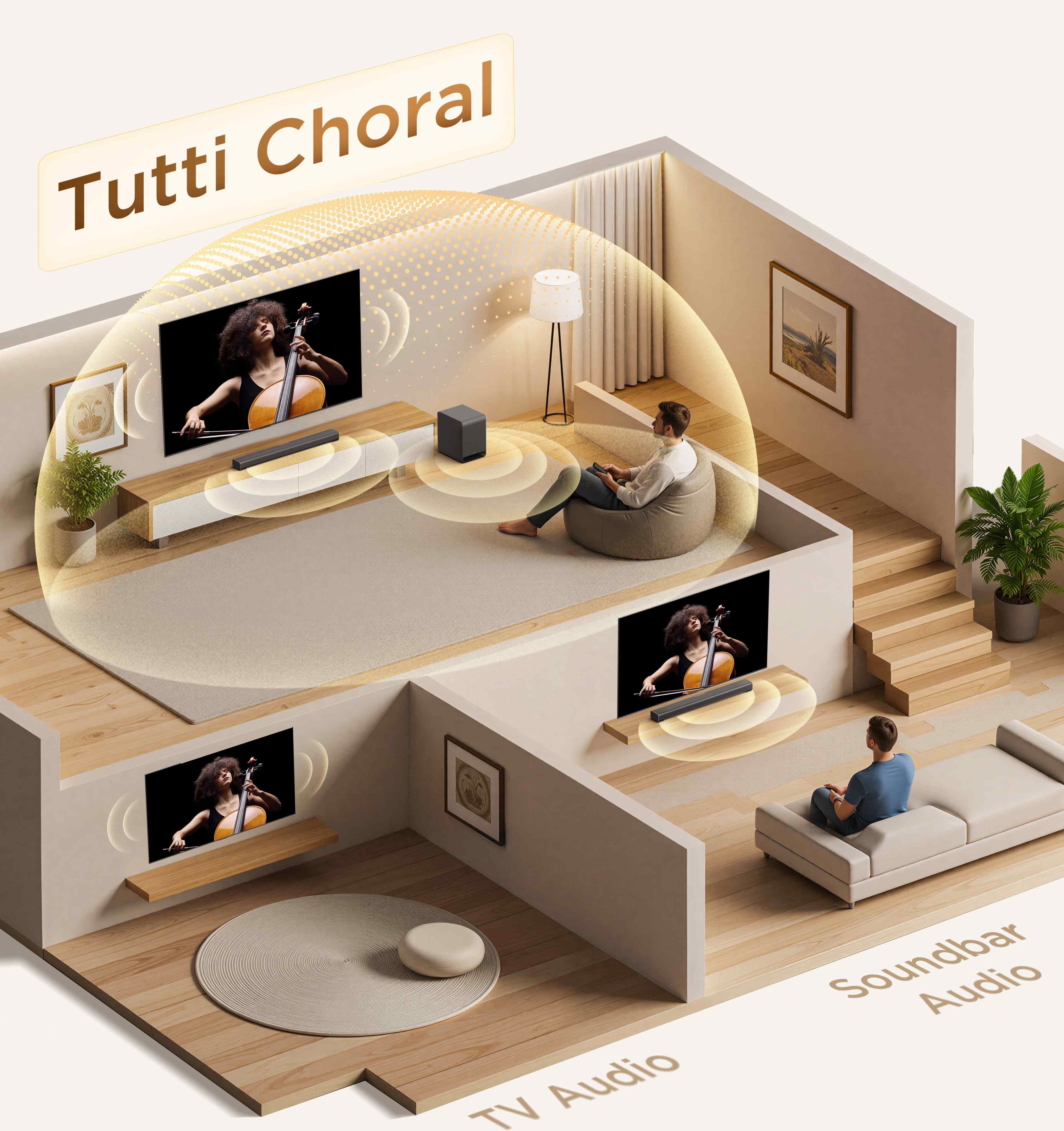TCL Z100 Tailored acoustic structure