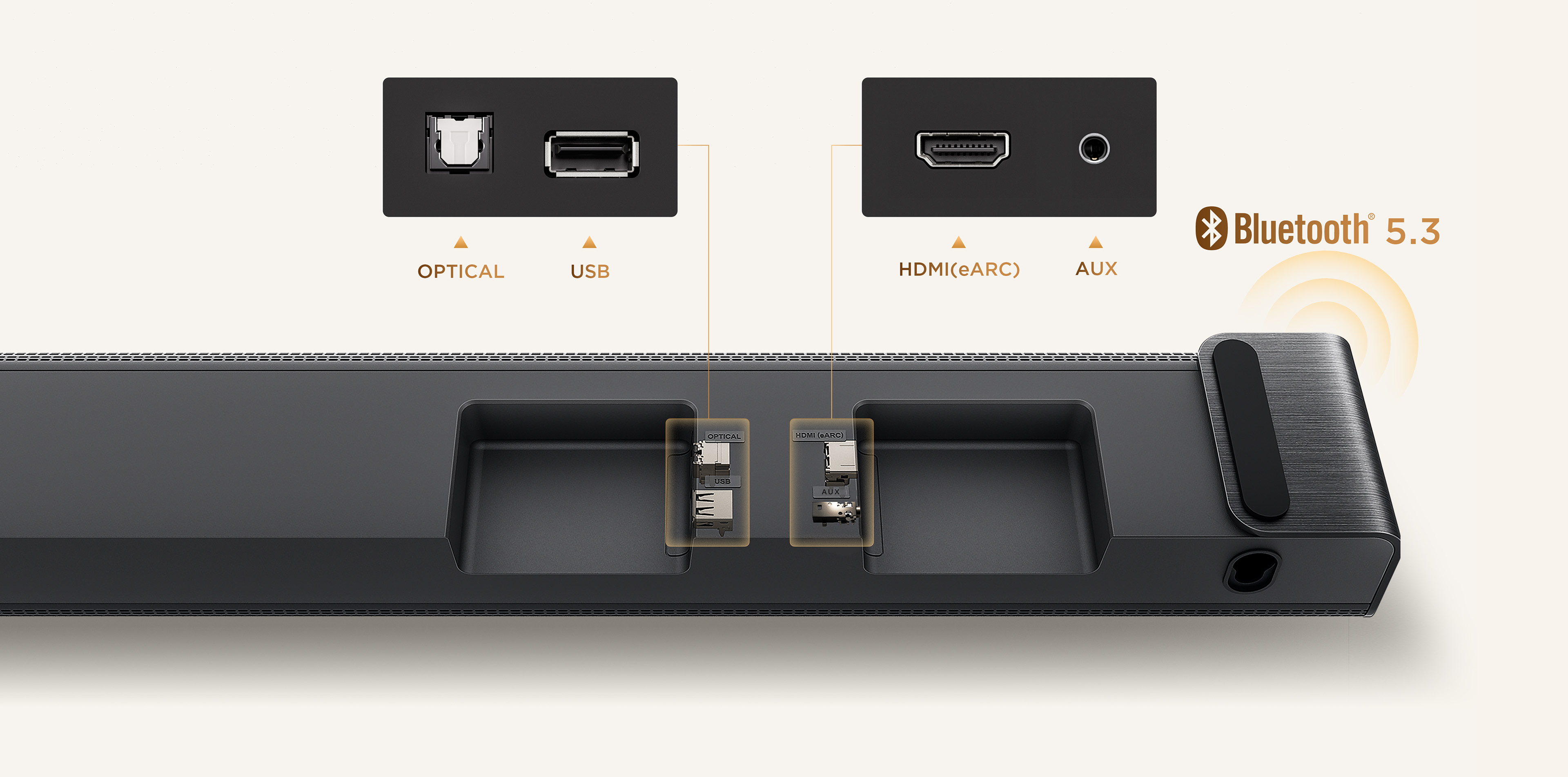 TCL Soundbar A65K Voice enhancement algorithm amplifies vocal frequency ranges
