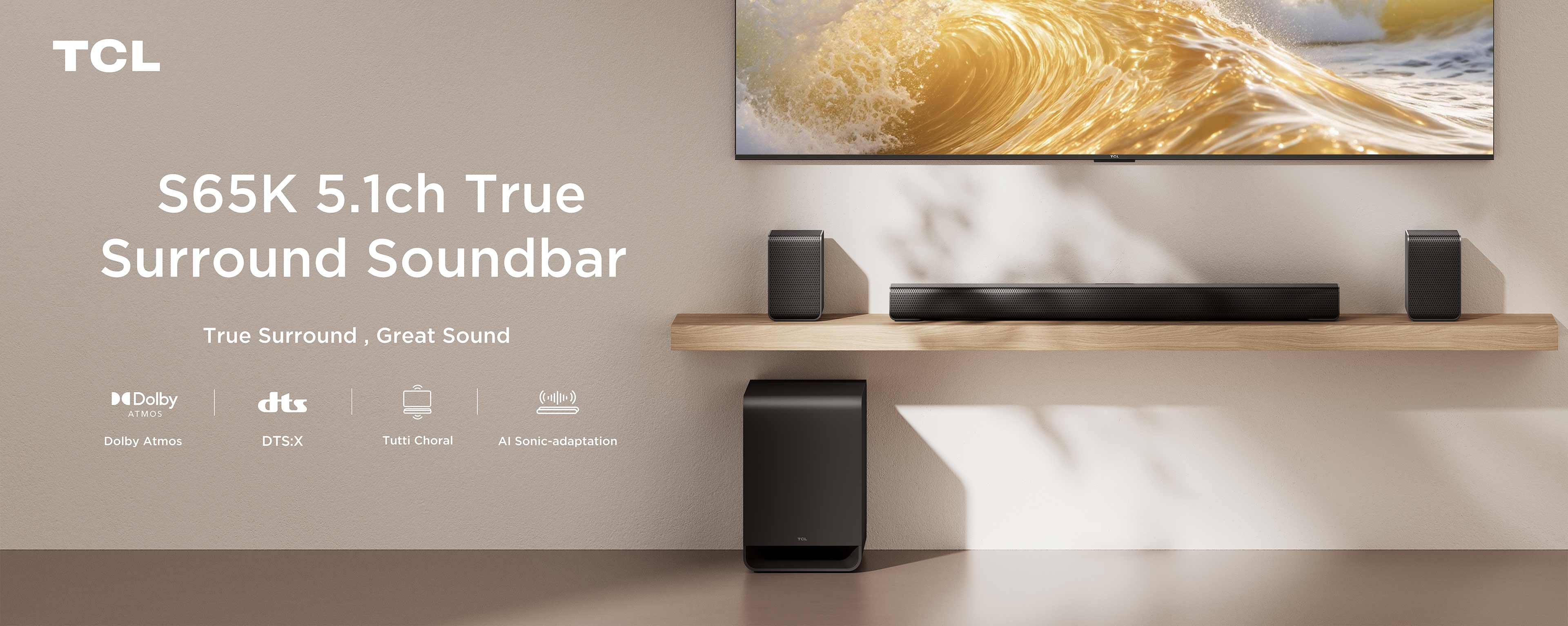 TCL A65K Series Soundbars