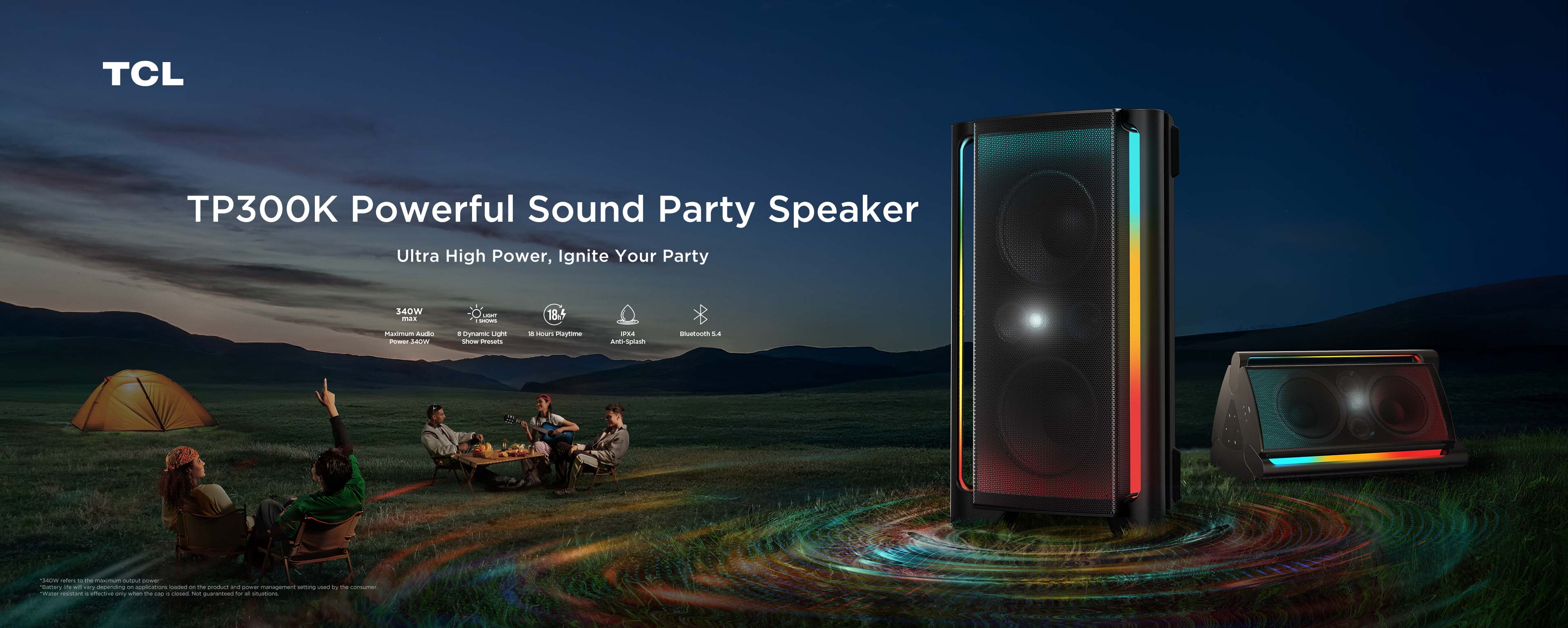 TCL TP300K Powerful Sound Party Speaker