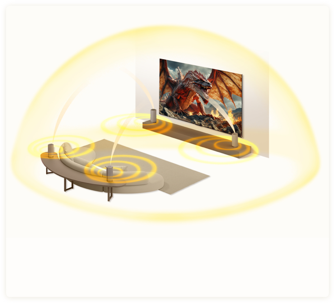 Transform living room into a Dolby Atmos home theater 