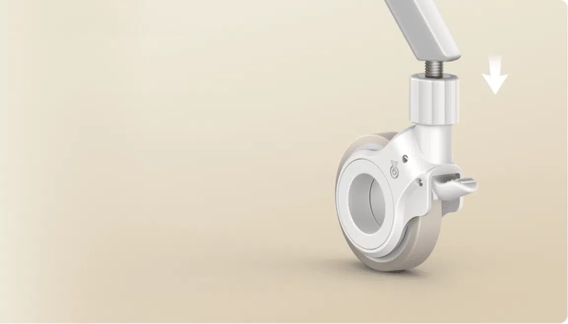 A300 Pro NXTFRAME TV with Detachable Casters