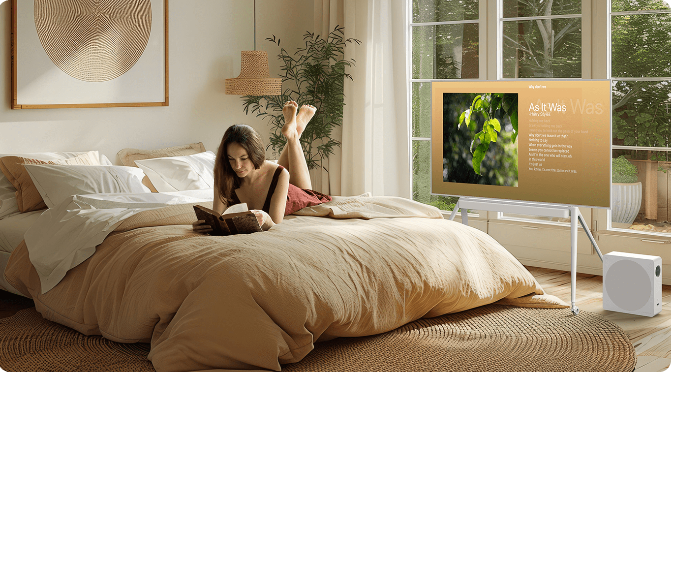 A300 Pro NXTFRAME TV with soundbar 