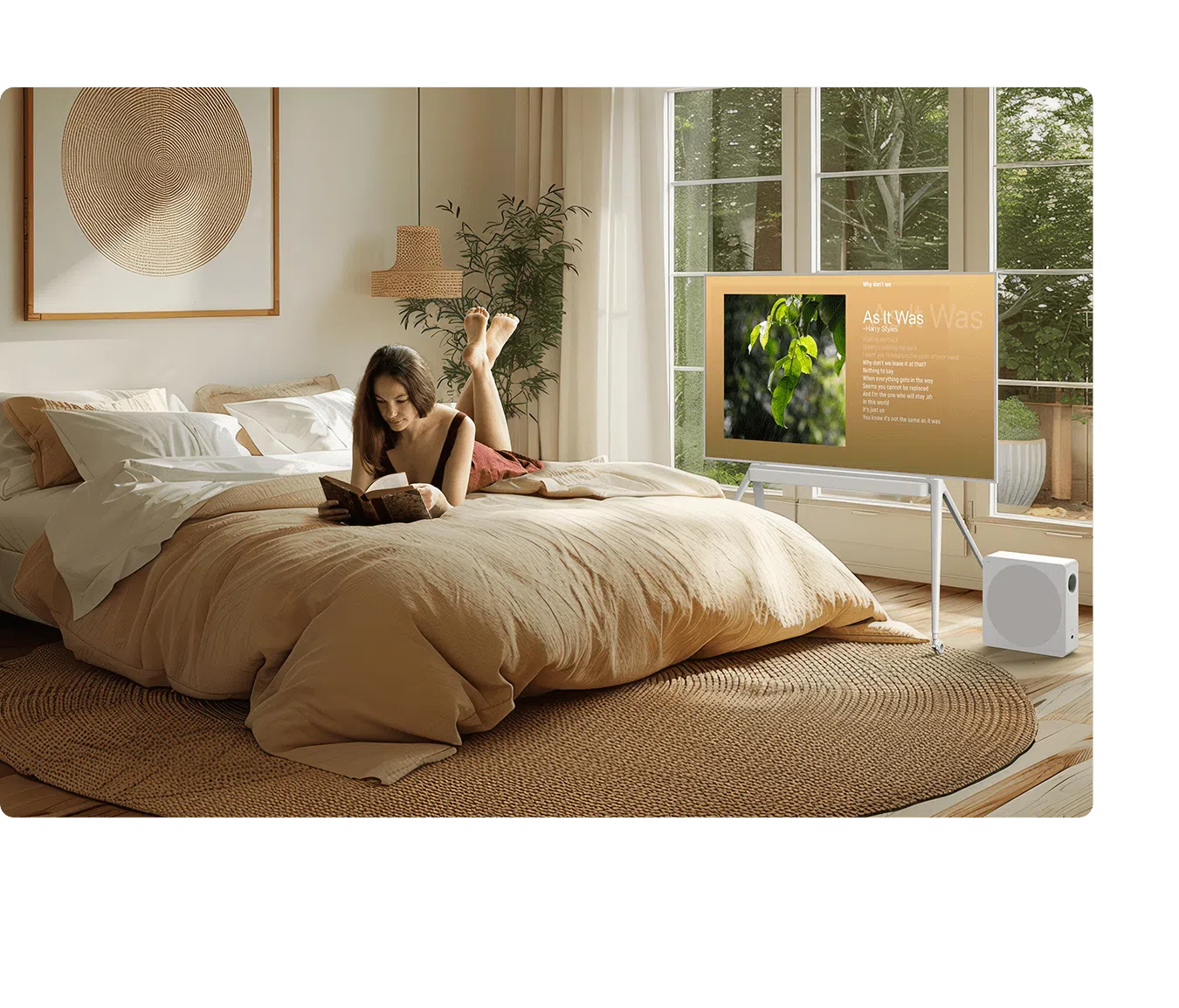 A300 Pro NXTFRAME TV with soundbar