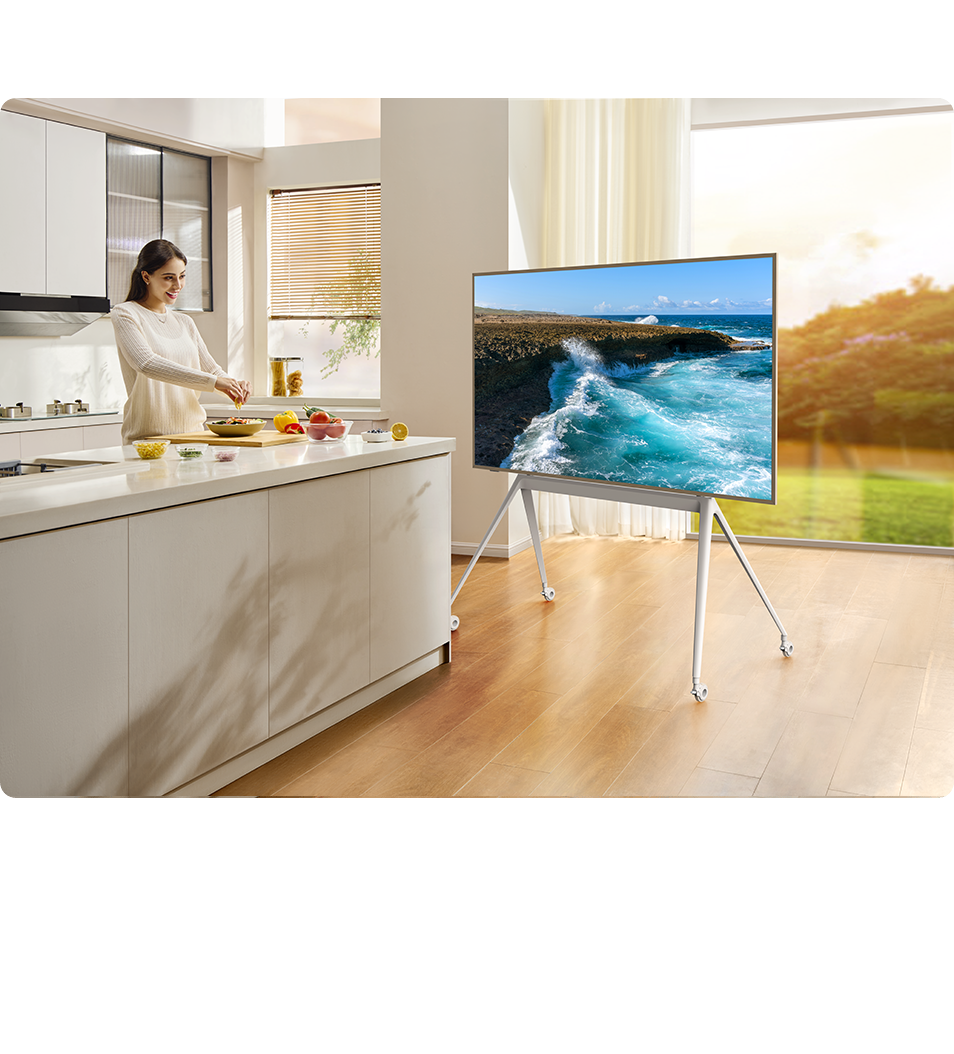 Can move the TV to dining room