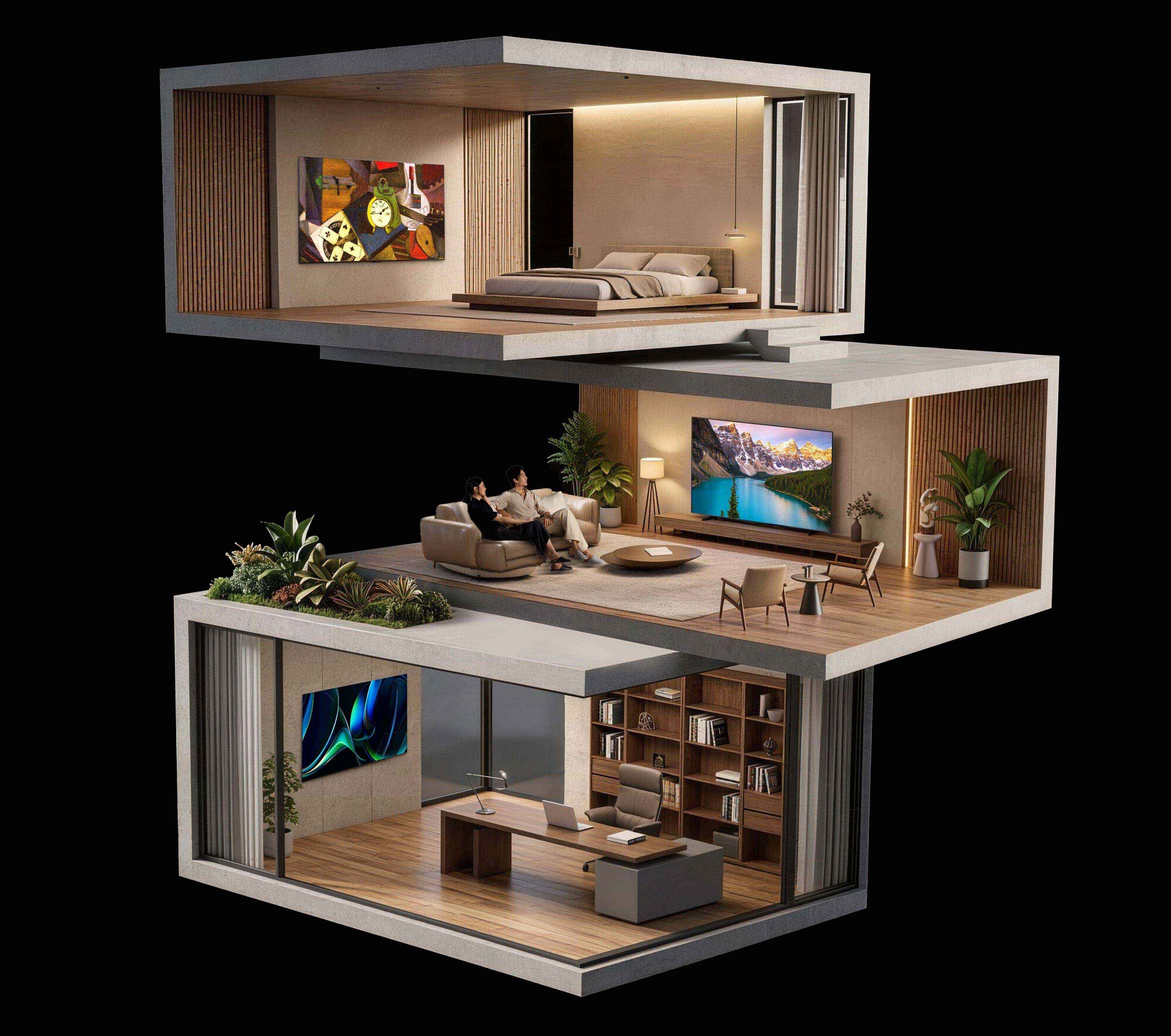 TCL A400M Premium QD-MiniLED TV with Smart Design