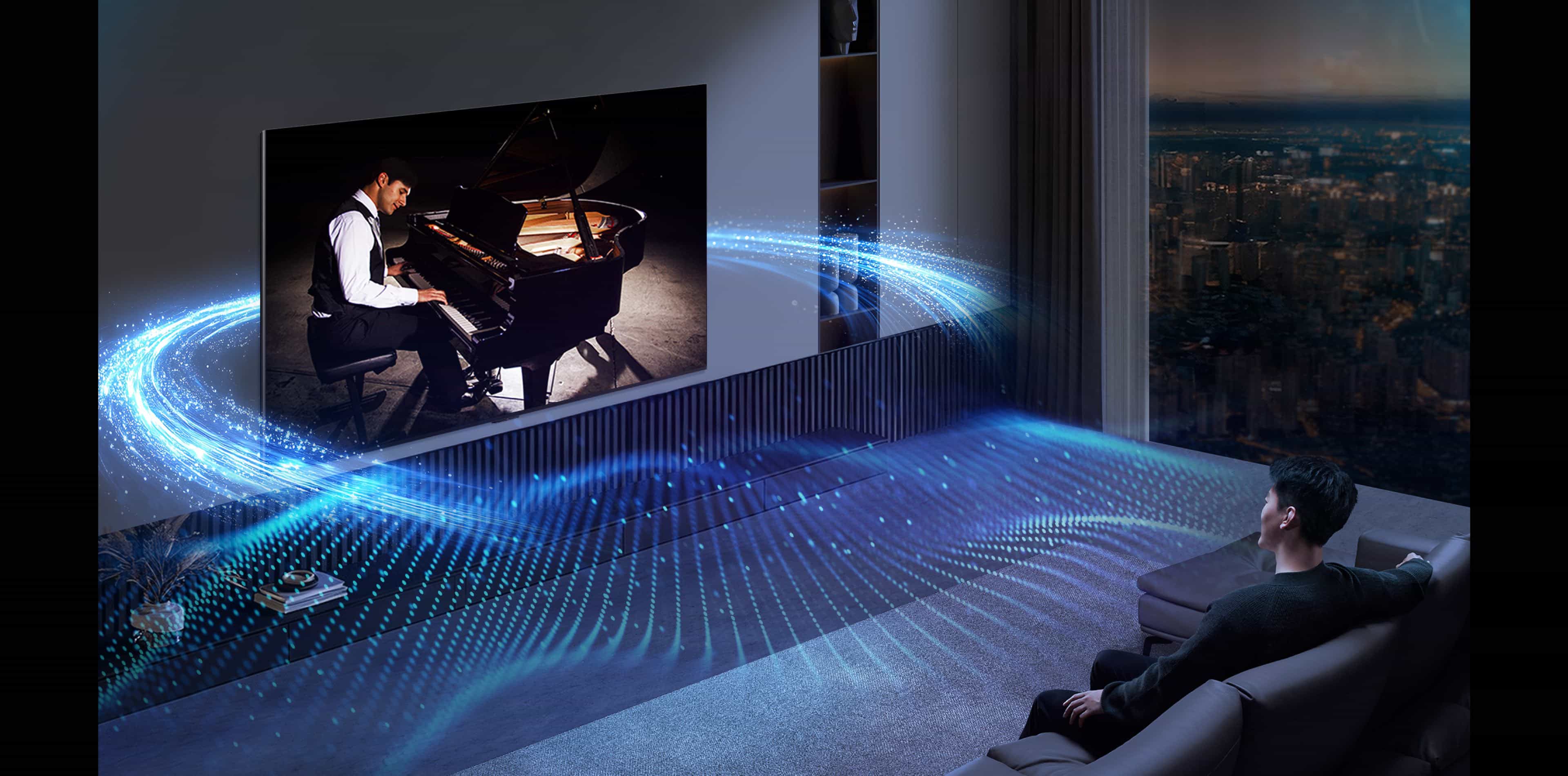 TCL A400U Lateral wide sound field acoustic design