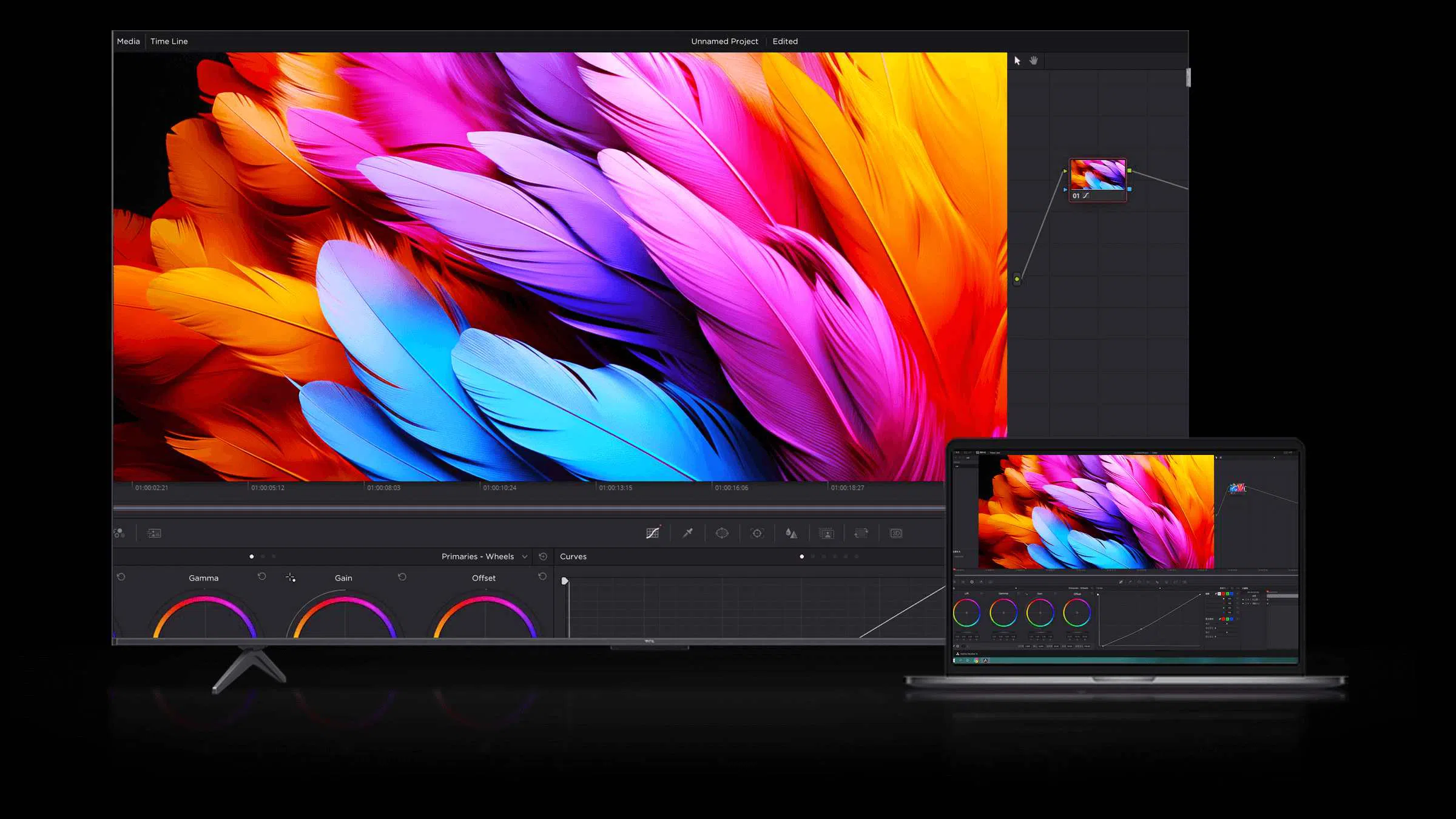 C655 TV Professional color accuracy of ΔE<0.99