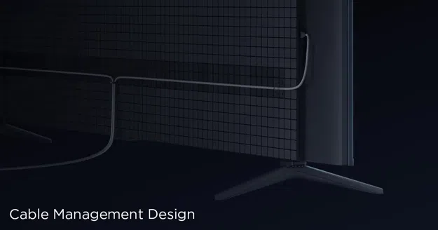 TCL C6KS with cable management design