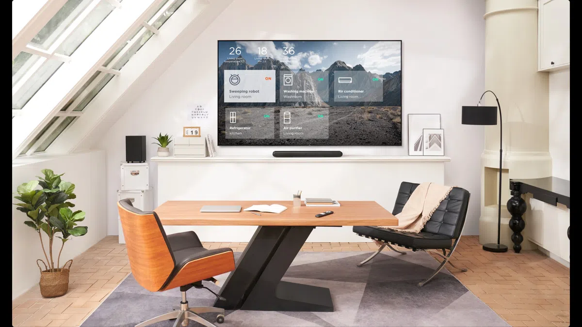 TCL C755 QD-Mini LED 4K TV Pantalla de inicio