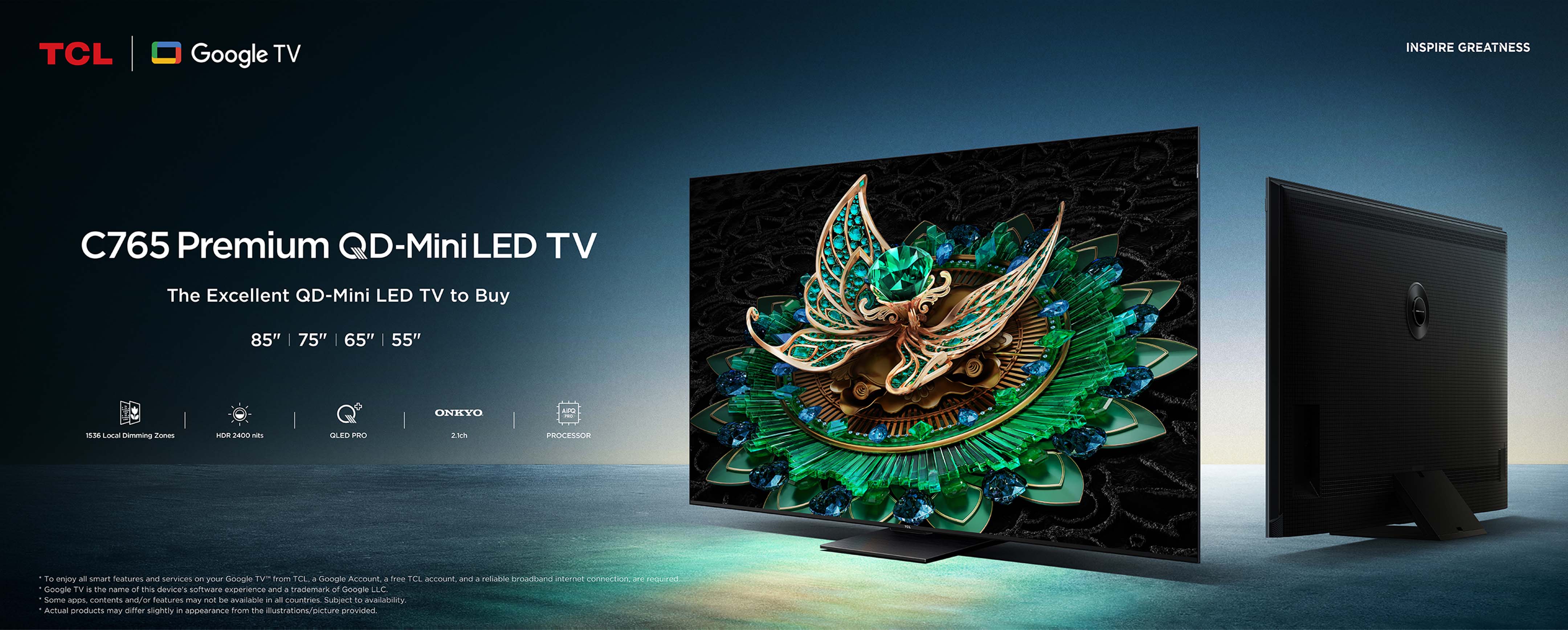 TCL C765 Premium QD-Mini LED 4K TV