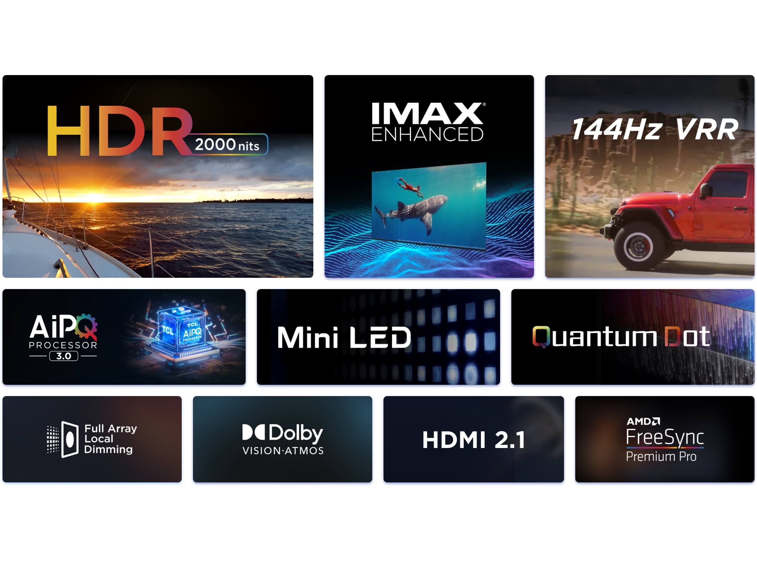 TCL C845 Mini LED All-Round TV Feature