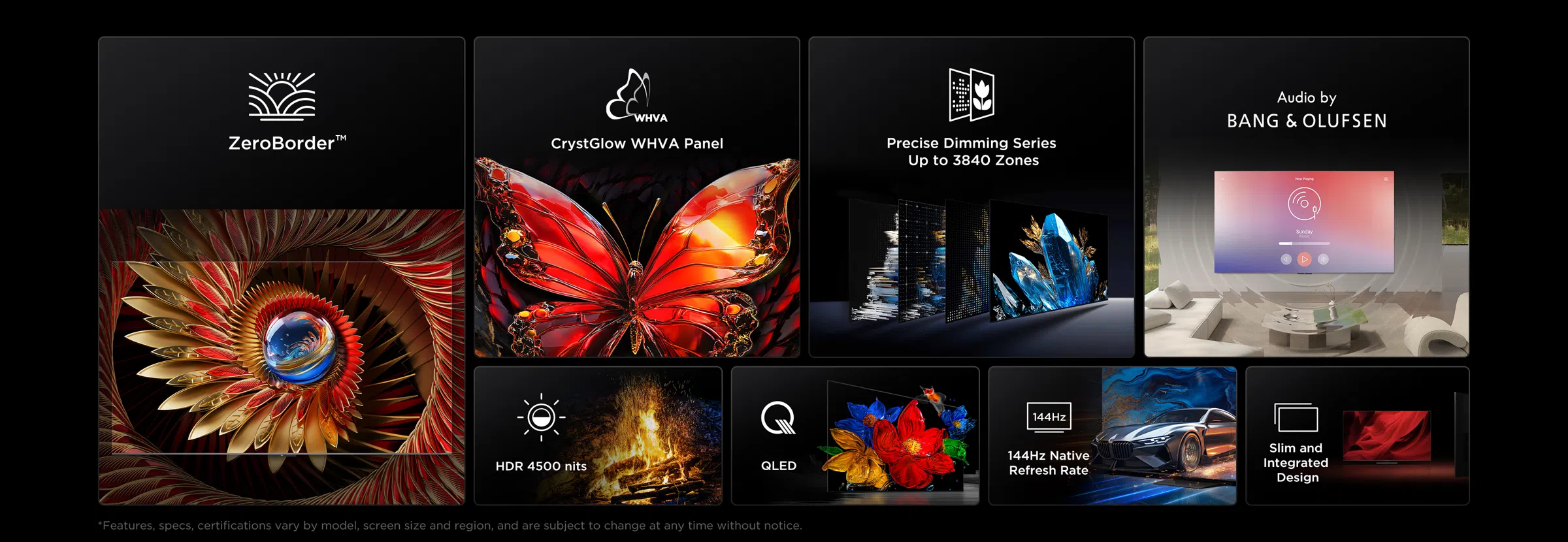 טלוויזיה חכמה C8K Premium QD-MiniLED מבית TCL