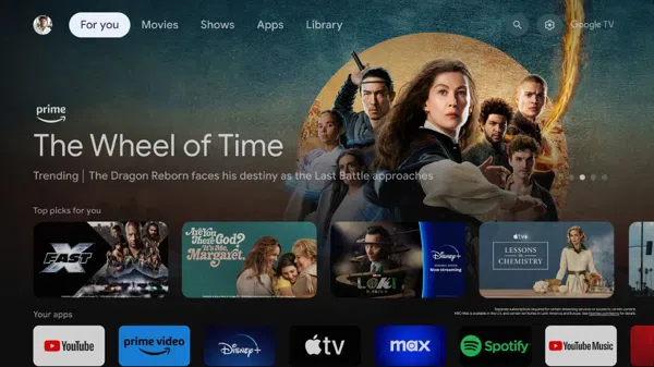 TCL P6K Google TV טלוויזיה חכמה V6C 4K HDR TV מבית TCL