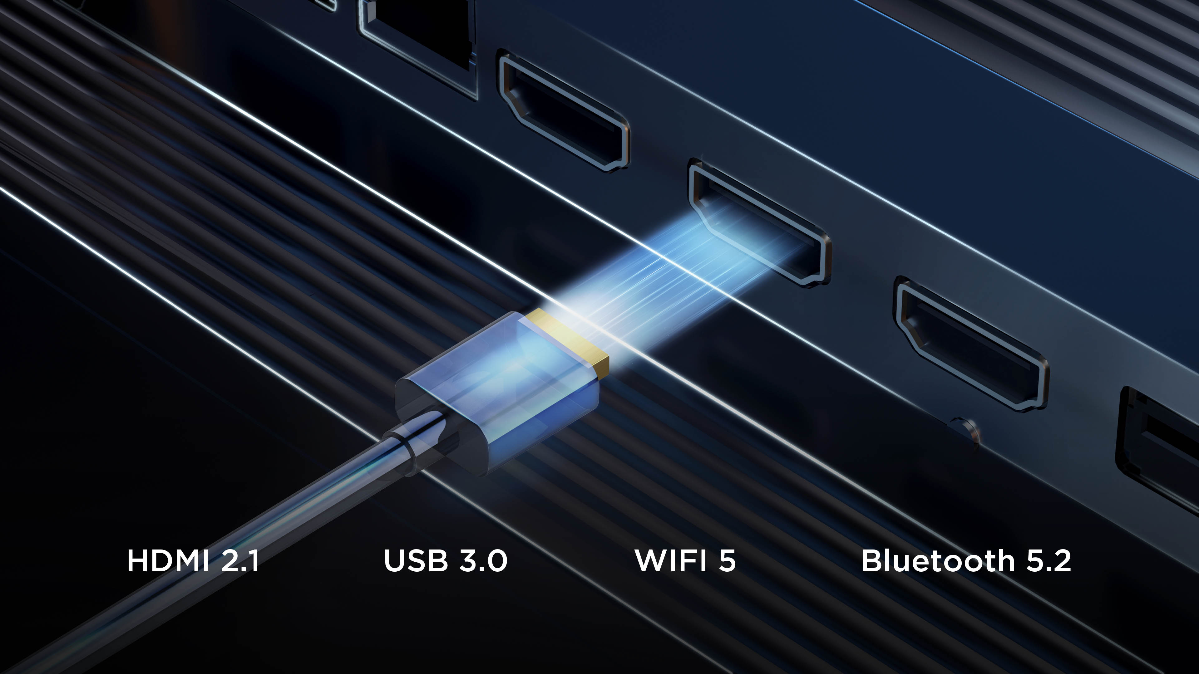 HDMI 2.1 can Low input lag and quick response