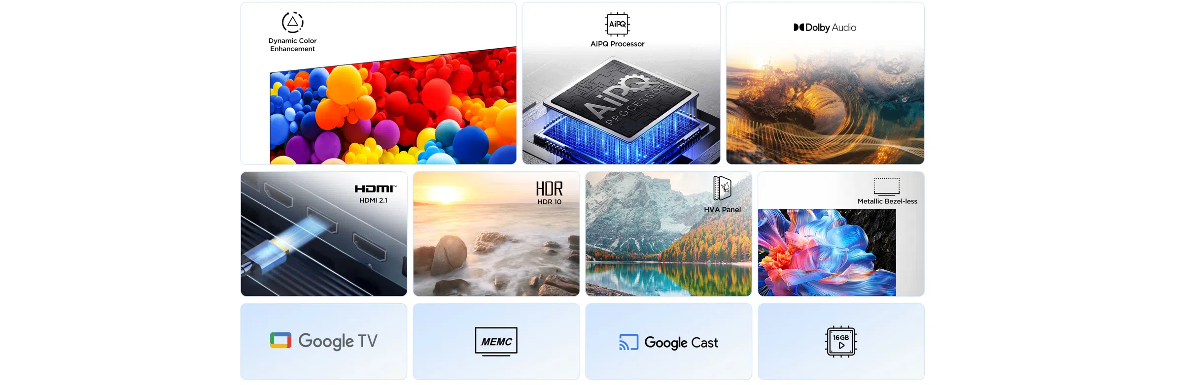 Característica del TCL P6K