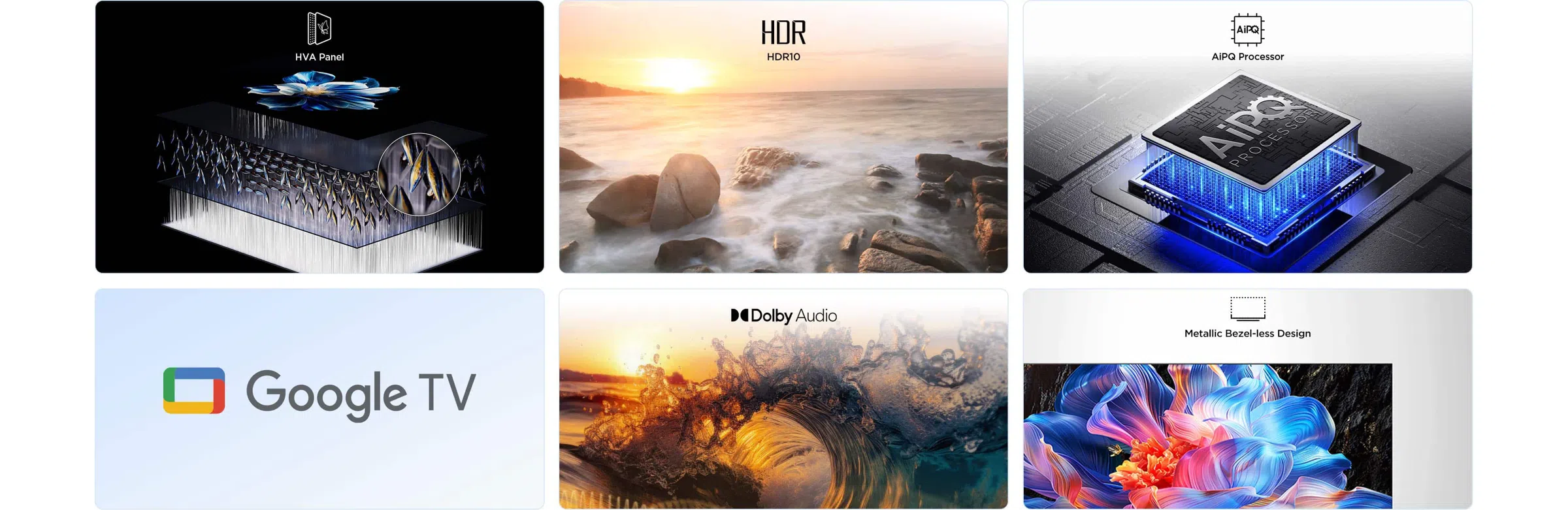 TCL P6L 55"-75" 4K HDR Smart TV Overview