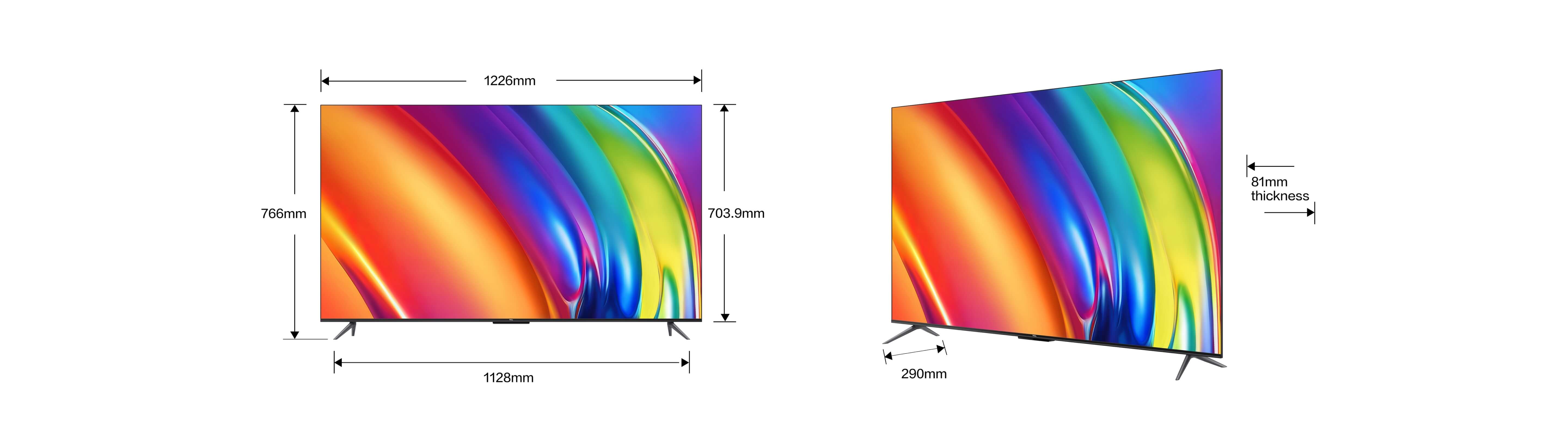 Телевизор TCL P745 55 дюймов