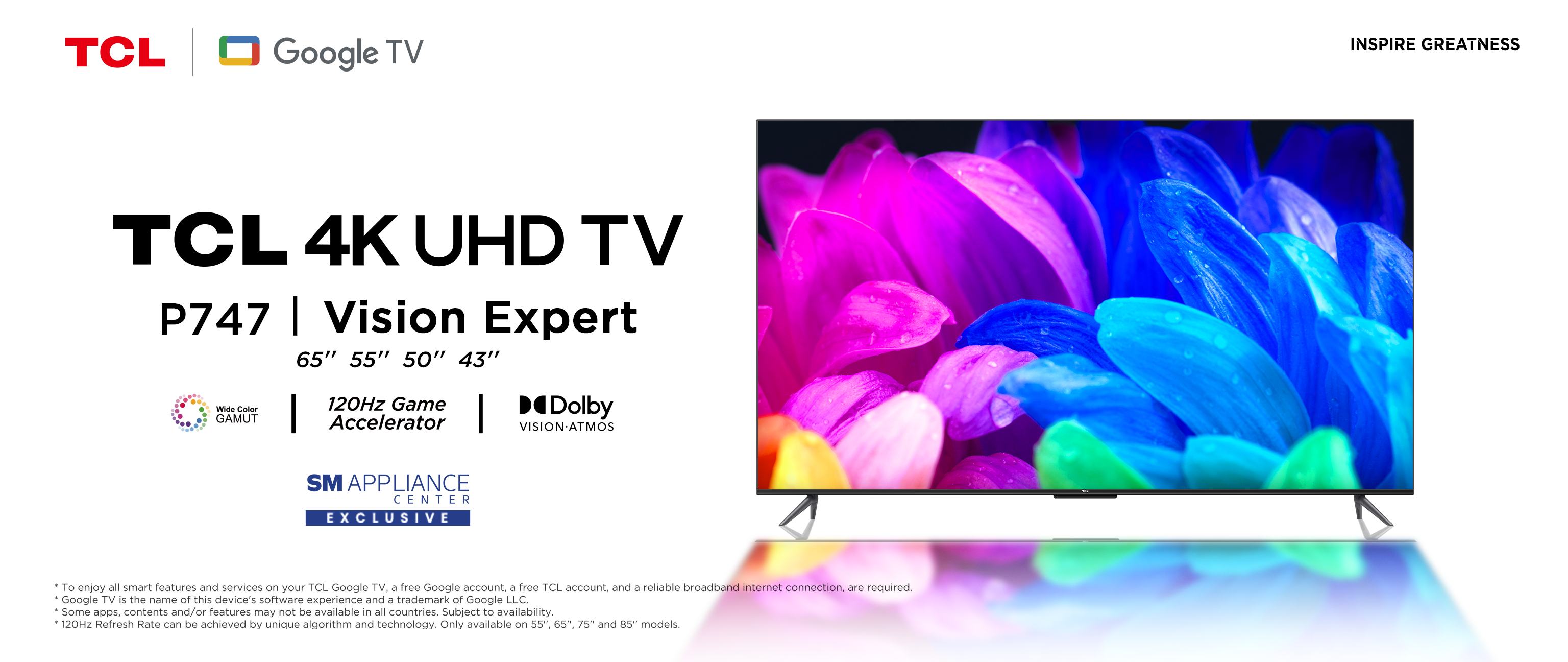 TCL P747 4K UHD TV