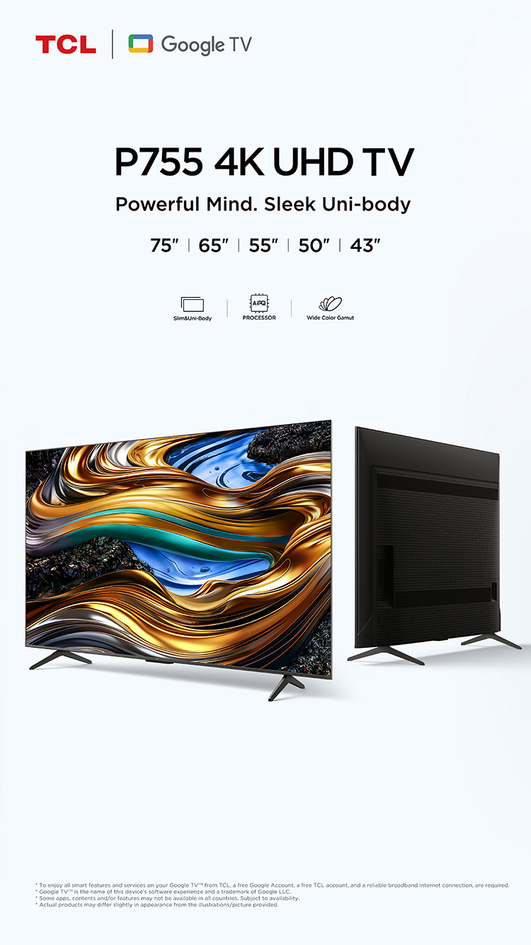 TCL P755-4K UHD TV-Google TV-Gaming TV | TCL Philippines