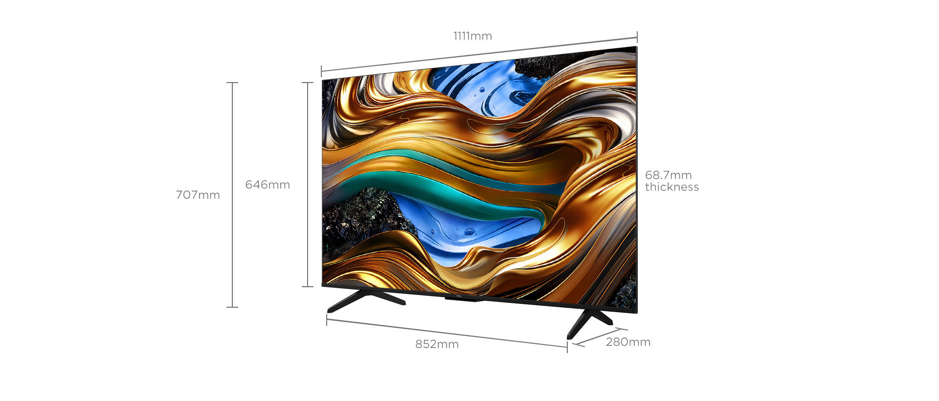 55 inch TCL P755 Smart TV