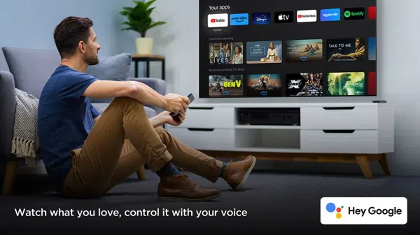 Your apps Watch what you love, control it with your voiceHey Google