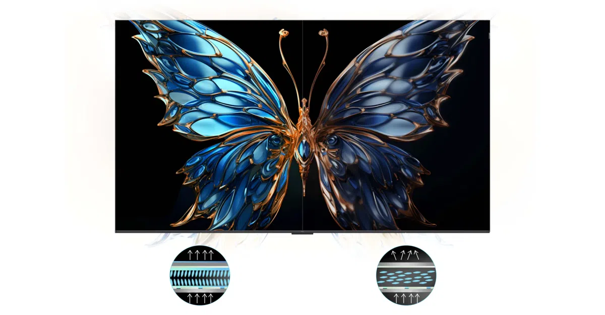 HVA Panel Liquid Crystal Structure vs Conventional Screen Liquid Crystal Structure