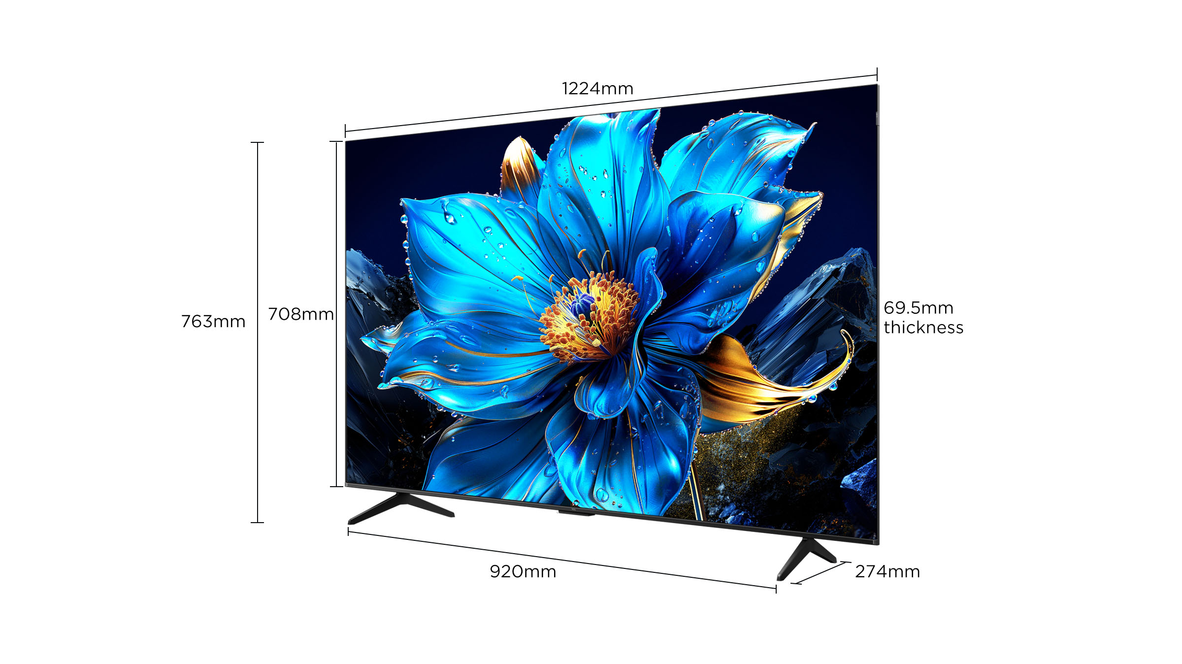 55 inch TCL P7K 4K HDR TV