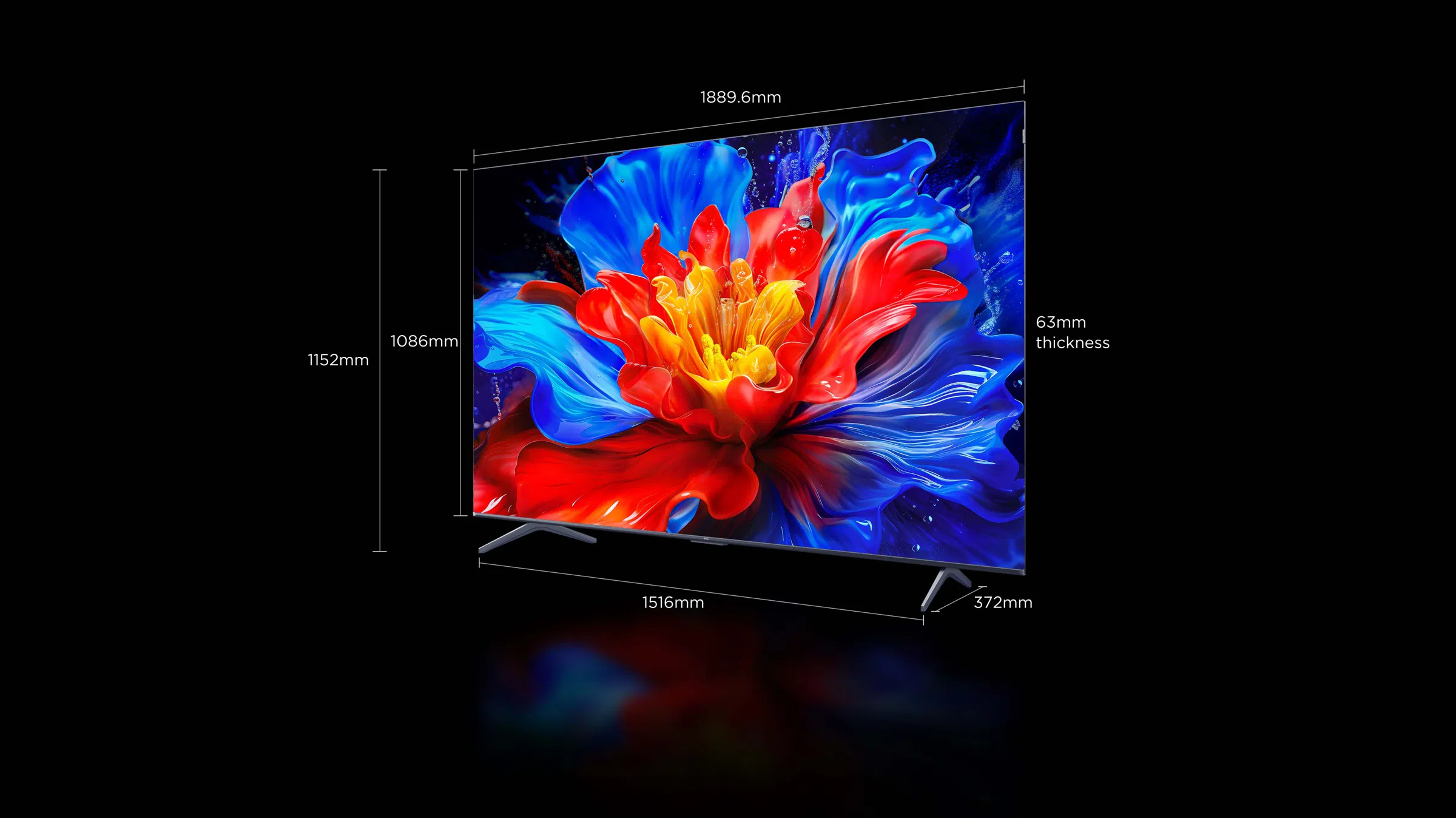 75 inch TCL P6K 4K HDR TV