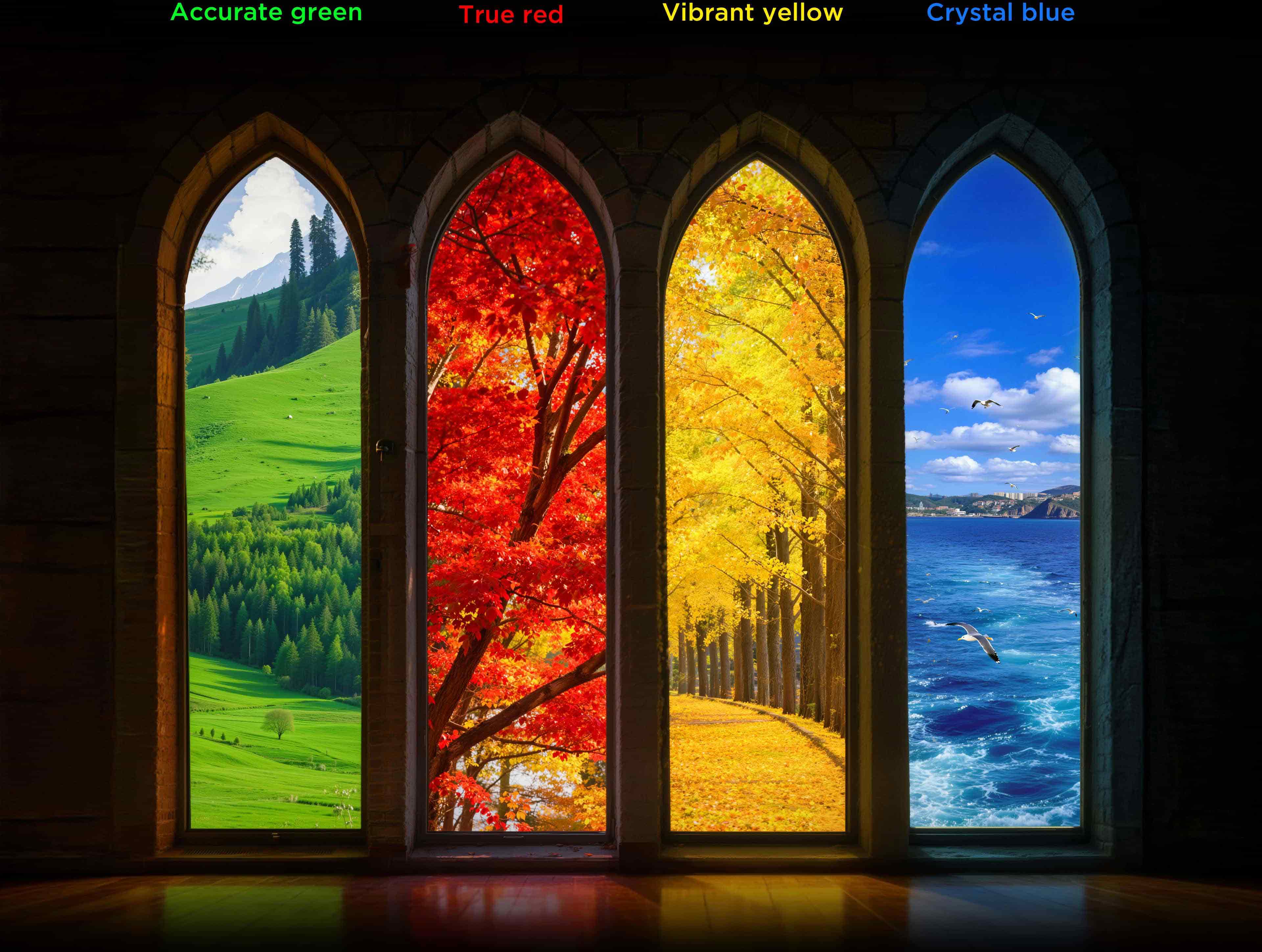 TCL QLED utilizes Colorful Quantum Crystals