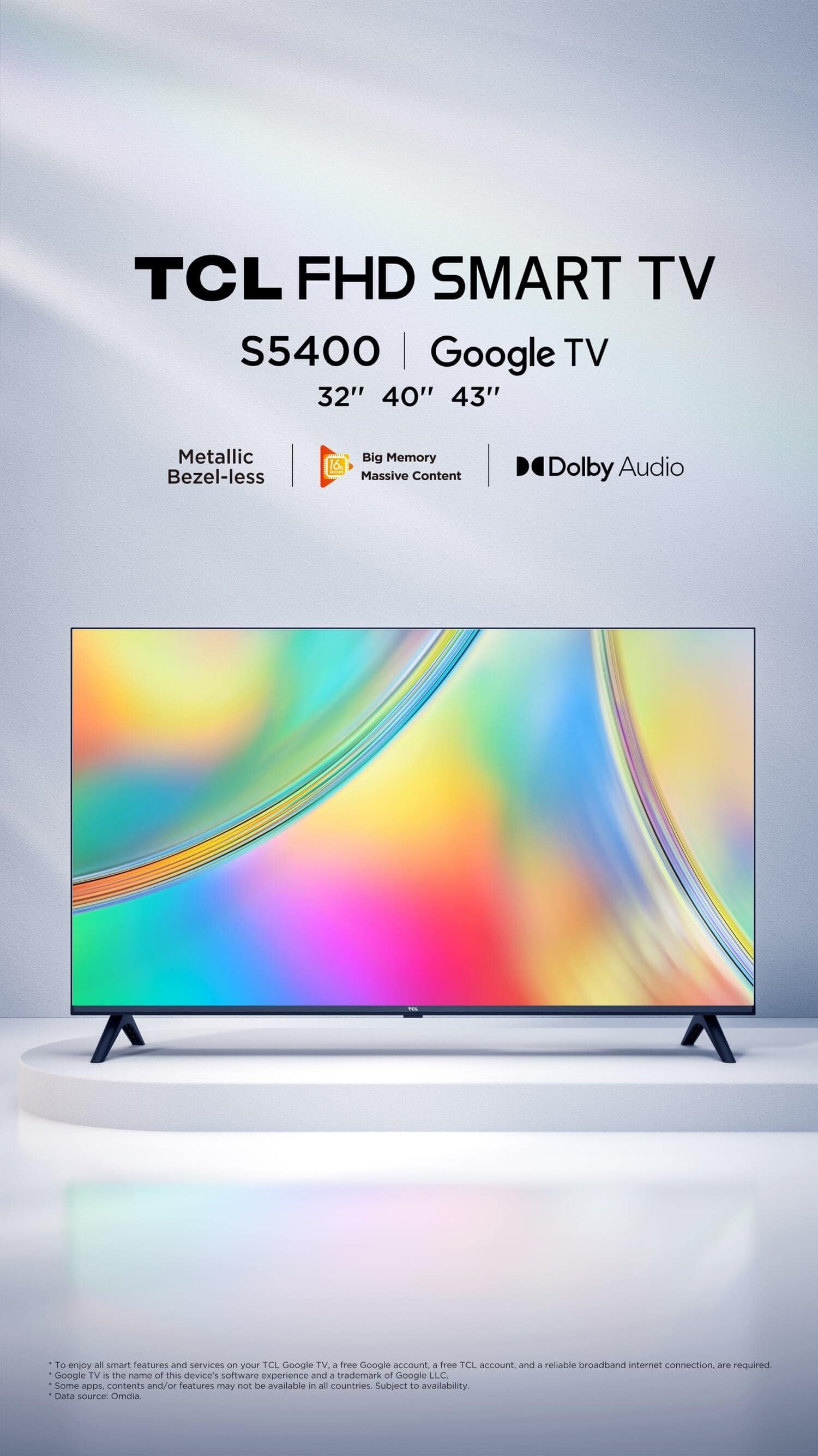 TCL S5400シリーズ 32インチ 2023年製 TCL S5400シリーズ 32インチ 2023年製