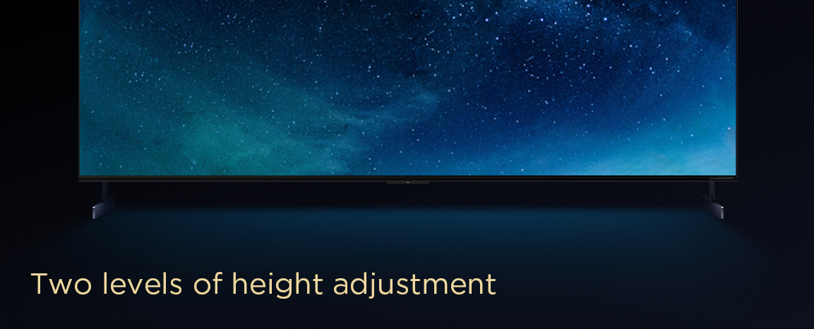 TCL X11K with two levels of height adjustment