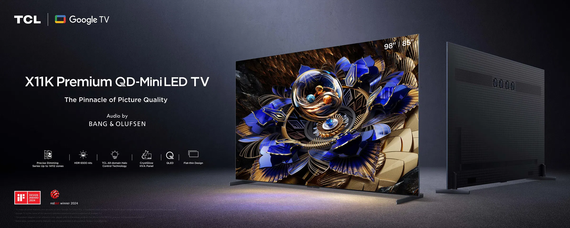 Ключова банер QD-мінірованого телебачення TCL X11K Premium