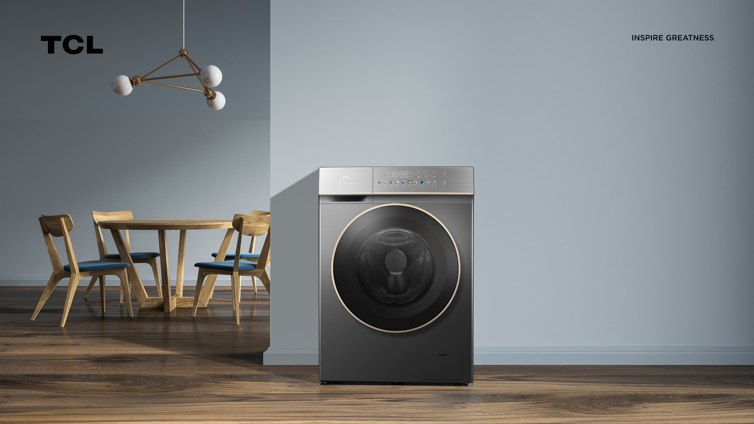 TCL C7110WD-10kg Front Loading Washer and Dryer