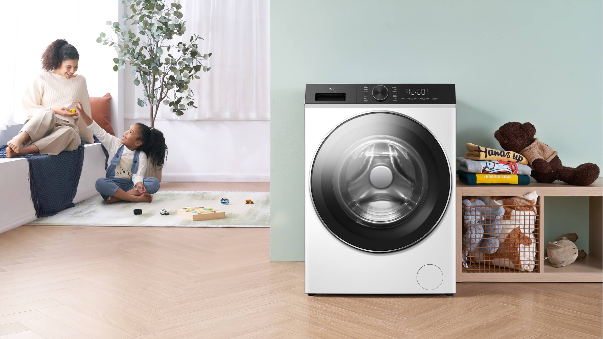 TCL Washing Machine P12FLWFront Loading Washer P12TCL Global