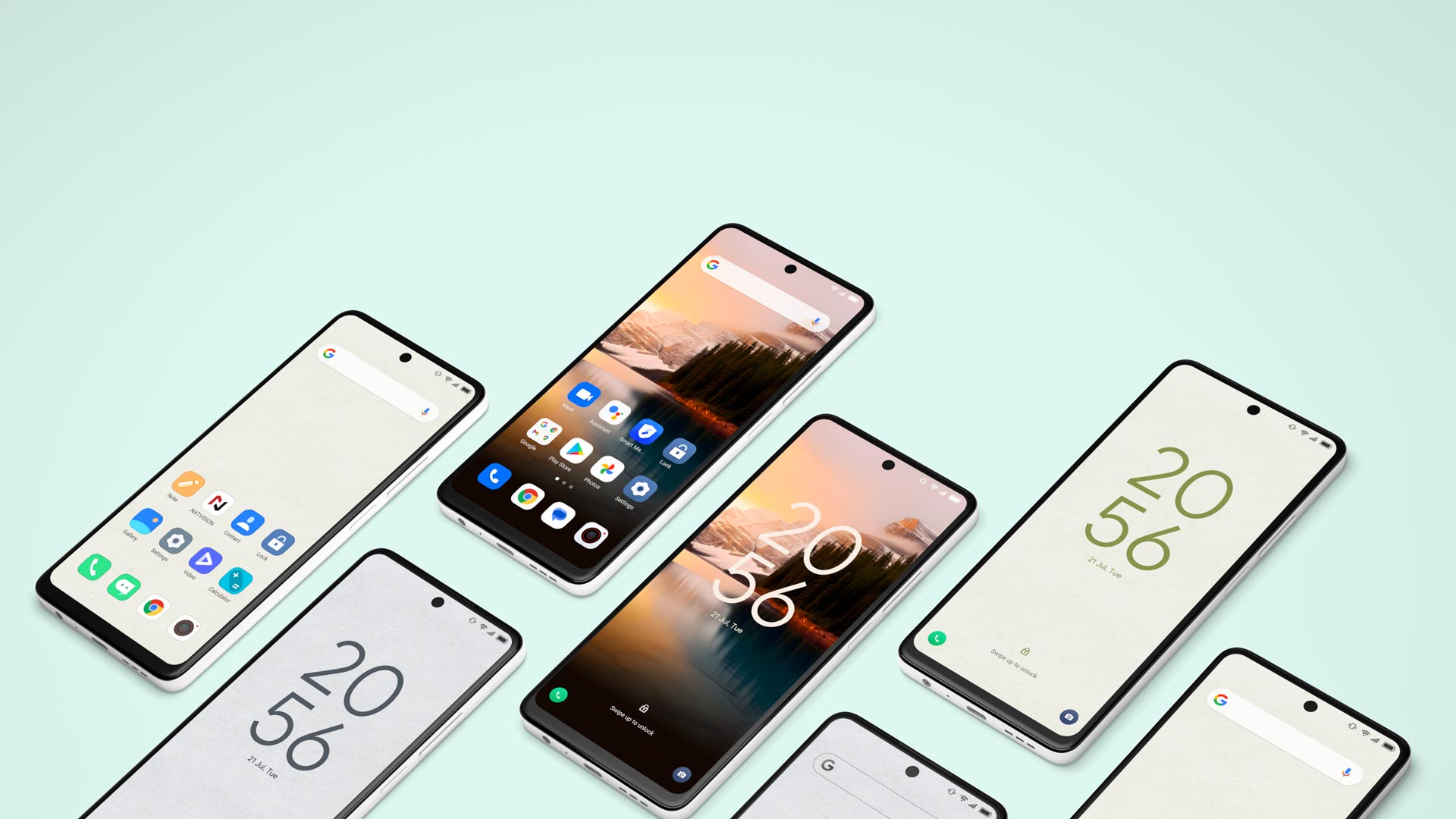 UI de NXTPAPER que alivia los ojos