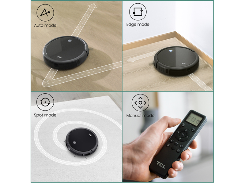 4 moving modes: Auto, Edge, Spot, Manual